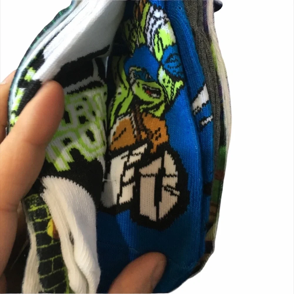 Teenage Mutant Ninja Turtle Socks, 5 Pack, Green